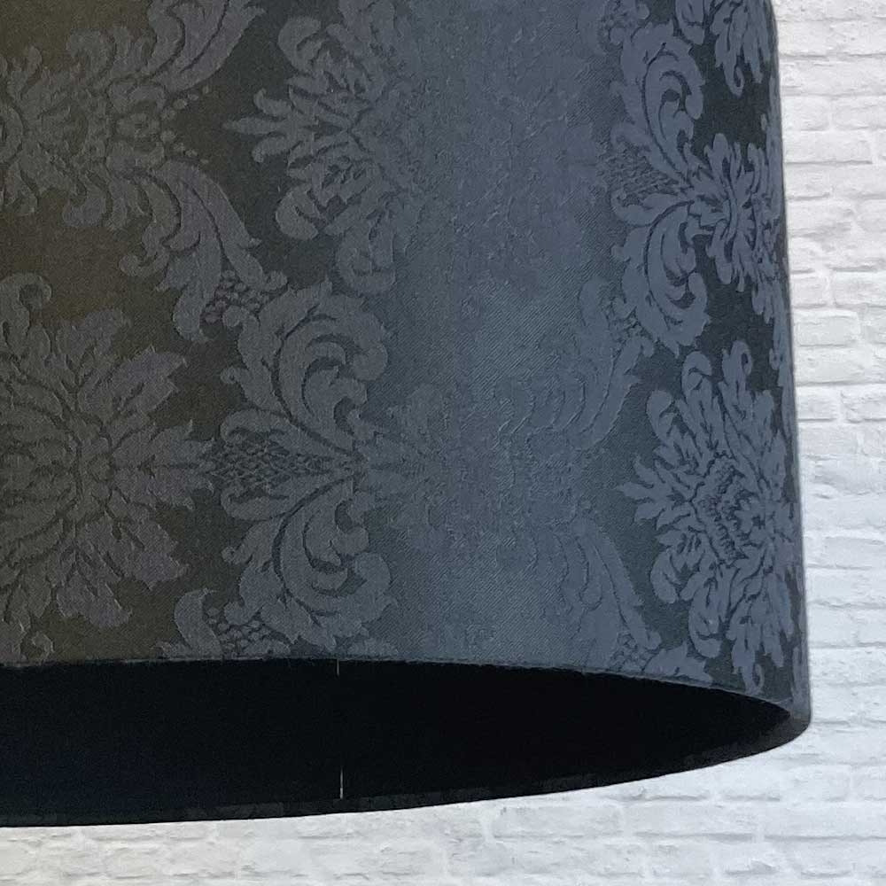 Darcy Drum Shade Black on Black	